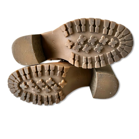 GUESS Jaydyn Combat Boot, Light Brown, Size 7.5 - Picture 6 of 8